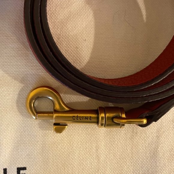 CELINE NANO LUGGAGE RED BAG - Picture 6 of 6